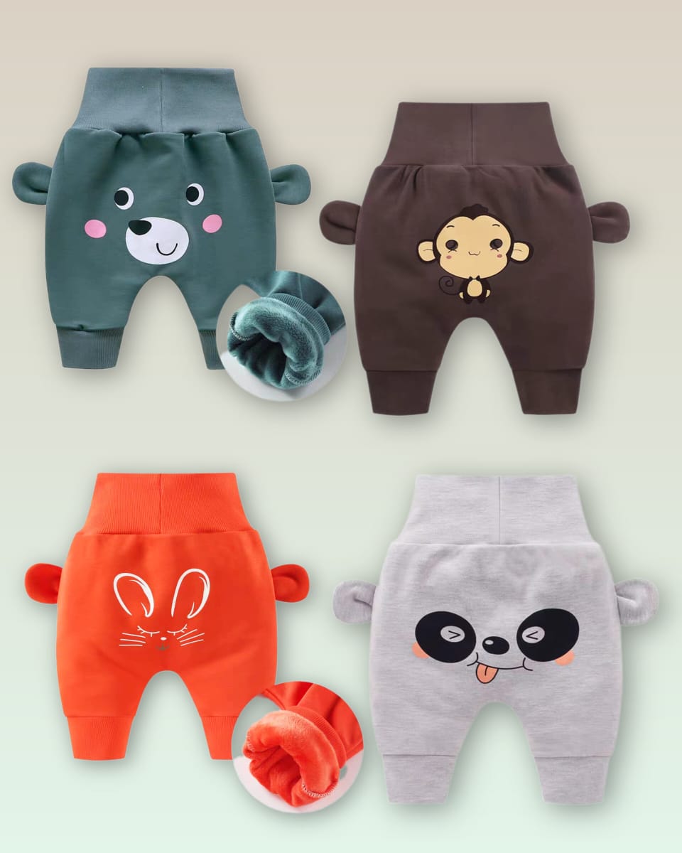 4 pcs বেবি  লং প্যান্ট ❄️🍼